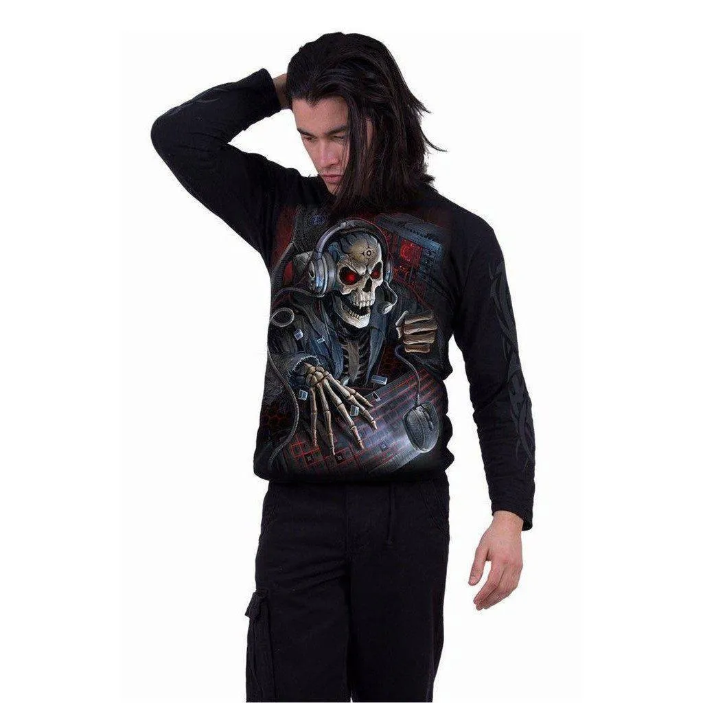 Spiral PC Gamer - Longsleeve T-Shirt Black