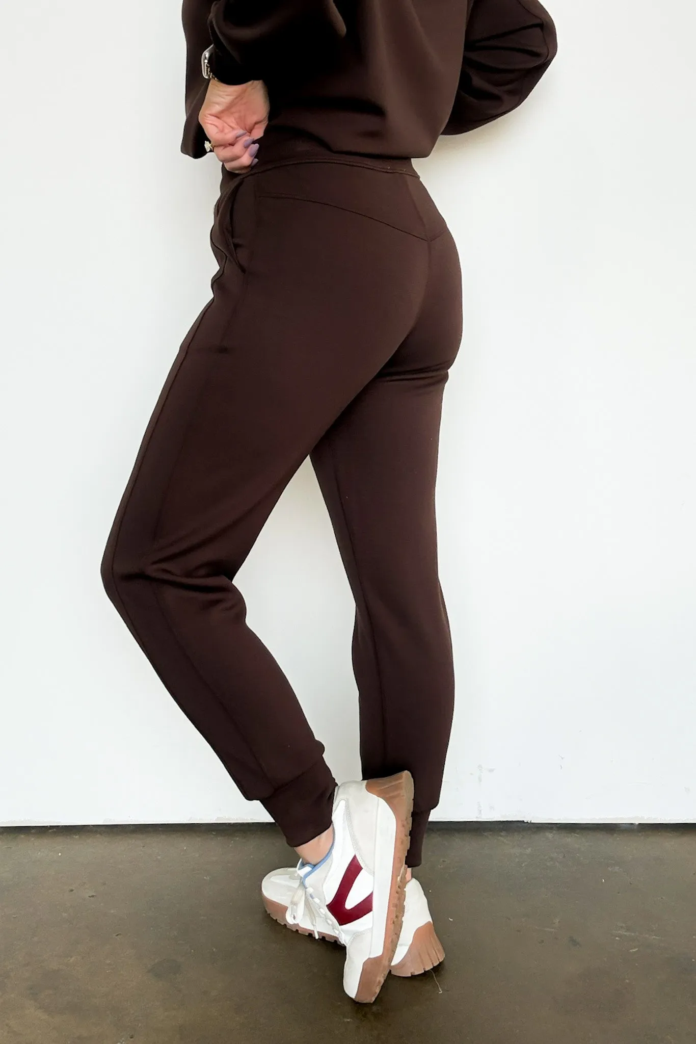Sporty Chic Scuba Knit Joggers