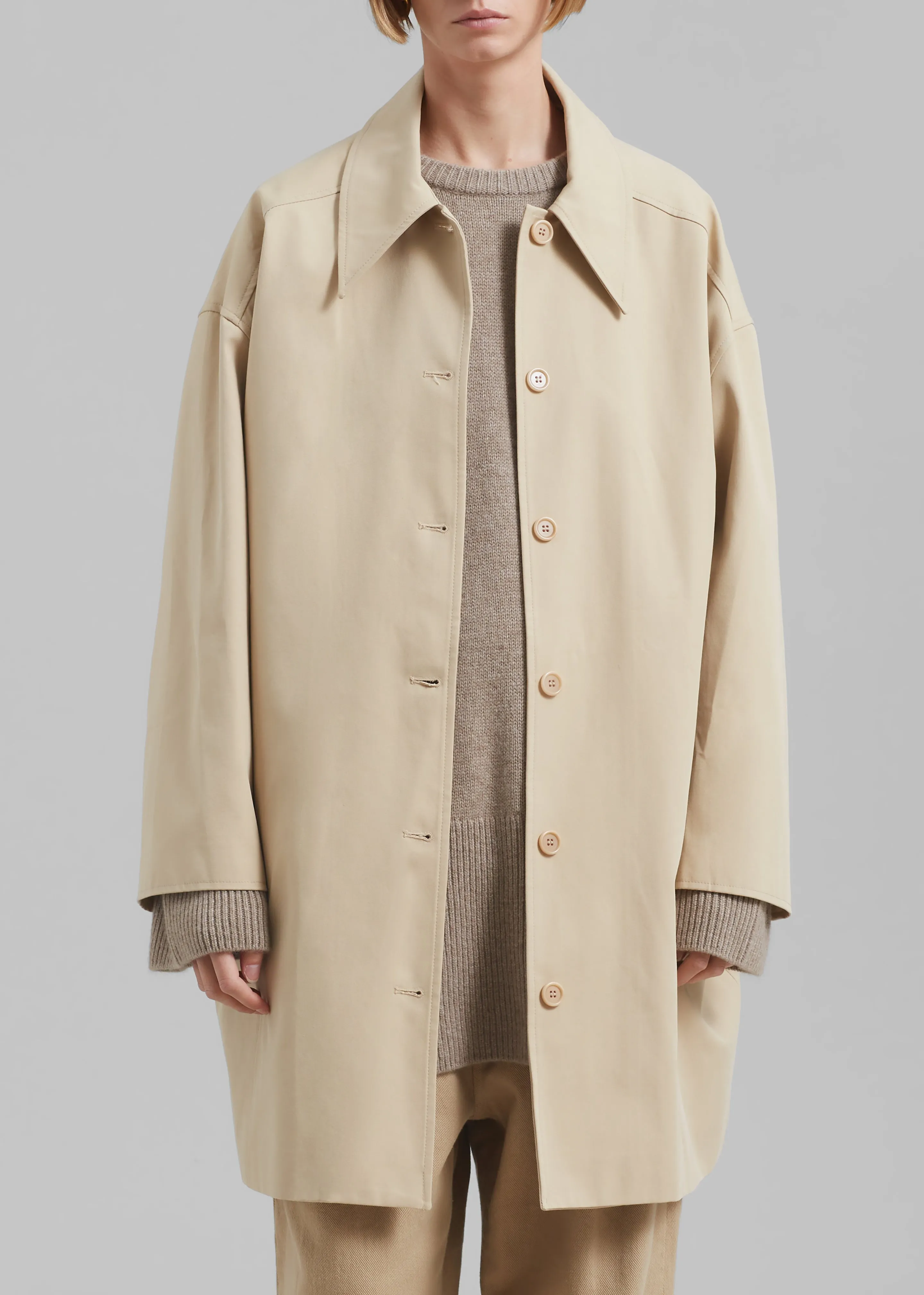 Stevie Peacoat - Beige