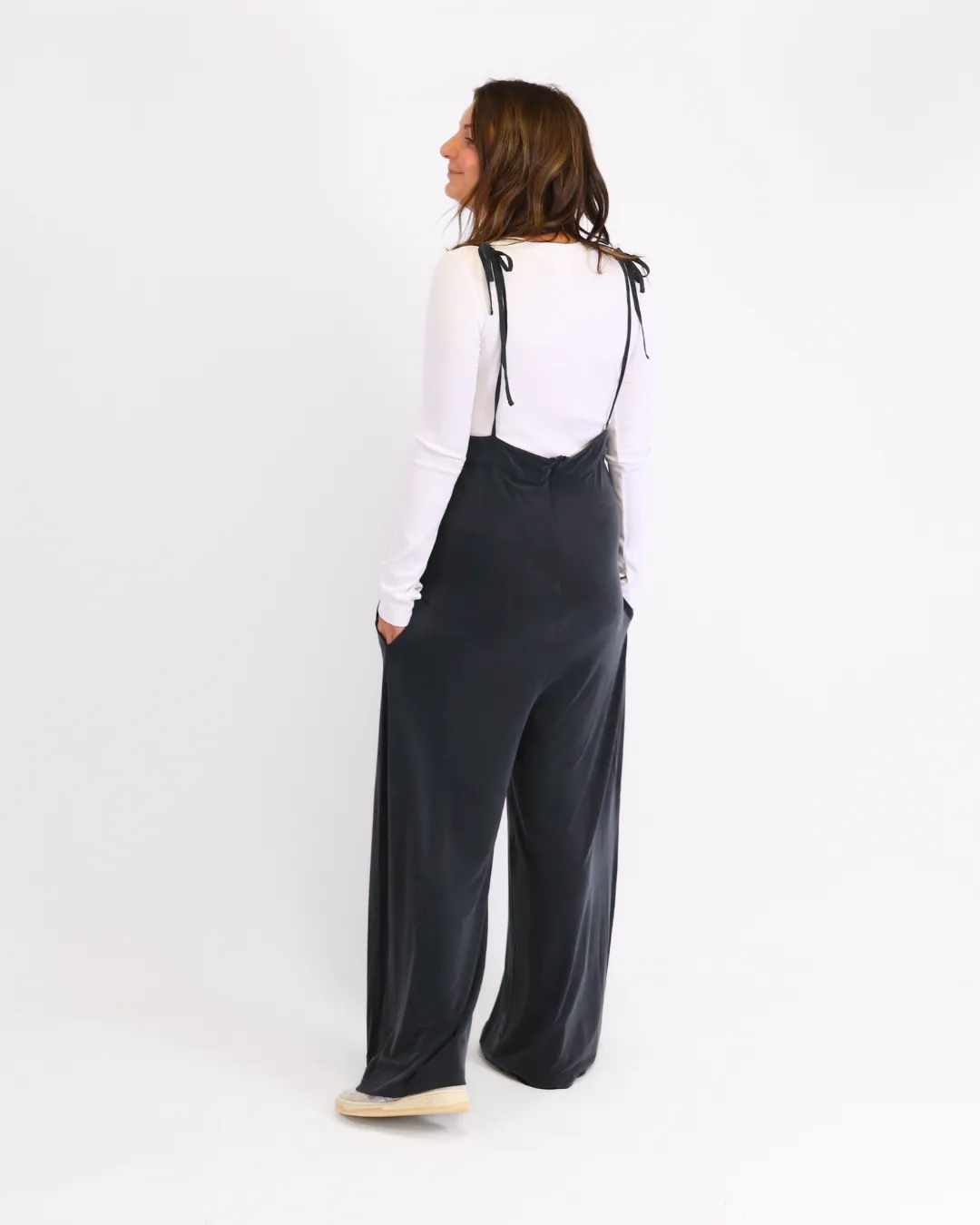 Strappy Jumpsuit Slate Black