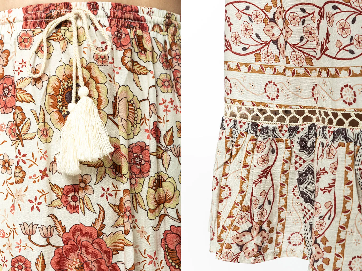 Sunflower Print Midi Maxi Skirt