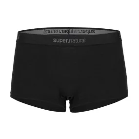 super.natural Women&#x27;s Base Boyfriend Hipster 175 Jet Black | Buy super.natural Women&#x27;s Base Boyfriend Hipster 175 Jet Black here | Outnorth