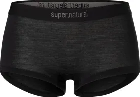 super.natural Women&#x27;s Tundra175 Boyfriend Hipster Jet Black | Buy super.natural Women&#x27;s Tundra175 Boyfriend Hipster Jet Black here | Outnorth