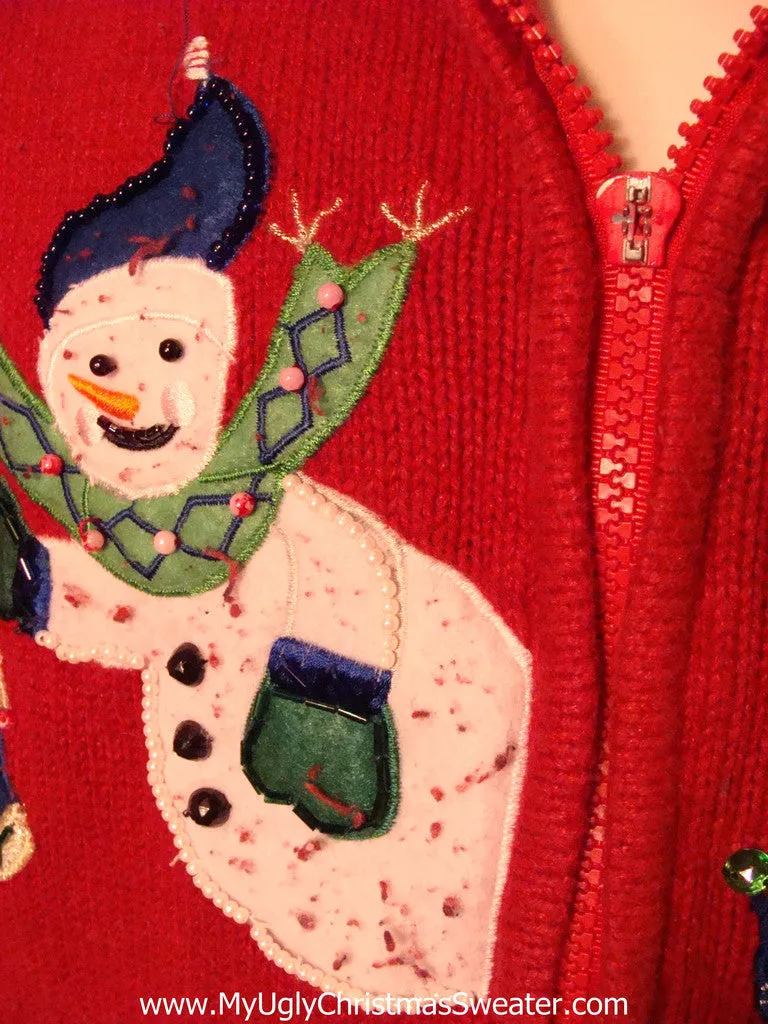 Tacky Ugly Christmas Sweater (f52)