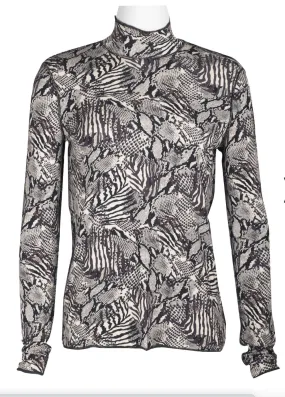 Tahari Long Sleeve Turtle Neck Top