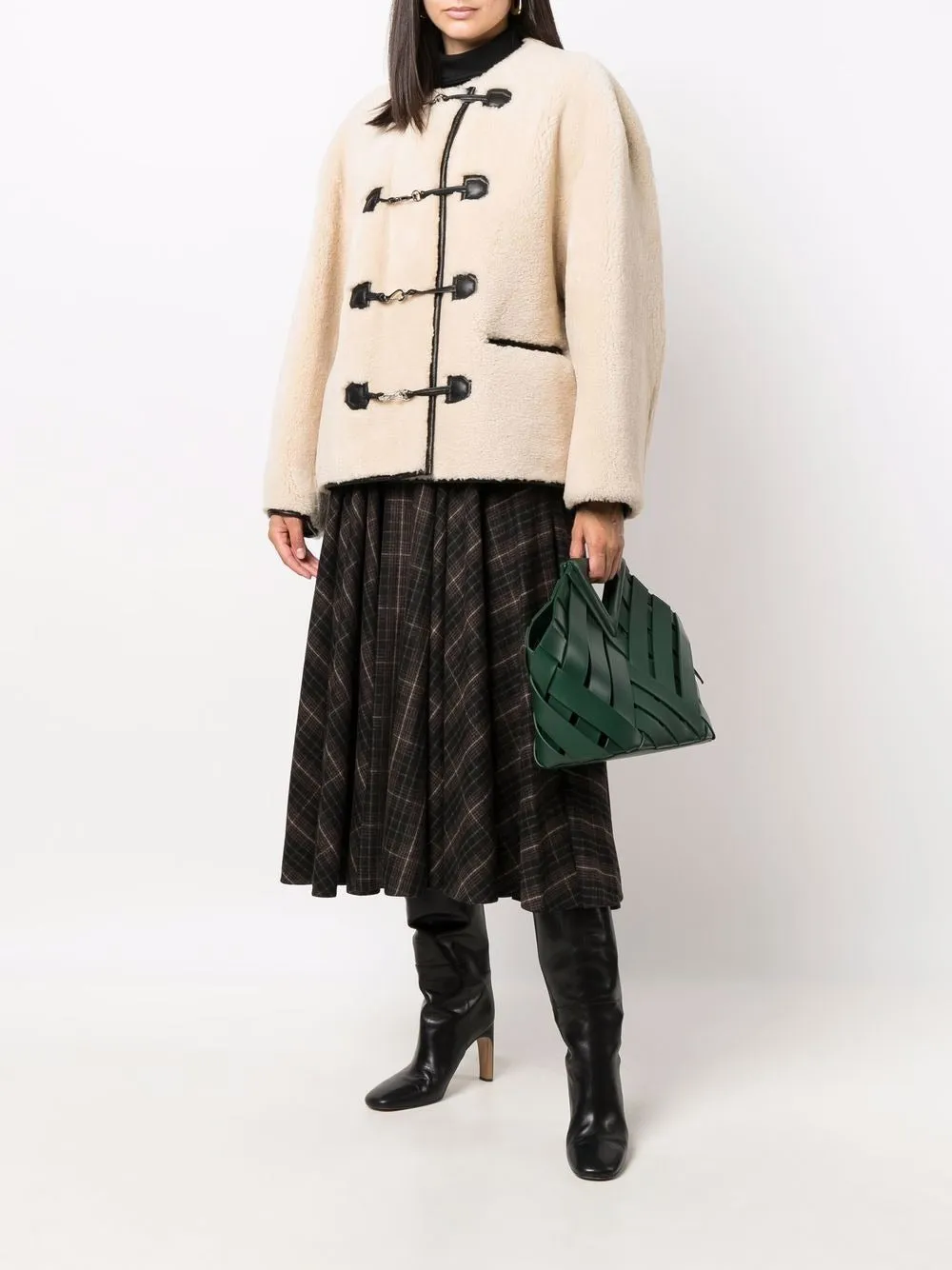 Teddy Shearling Clasp Jacket
