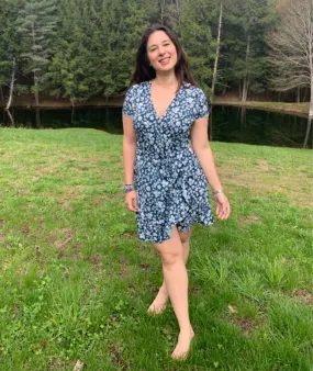 The Megan Floral Wrap Dress