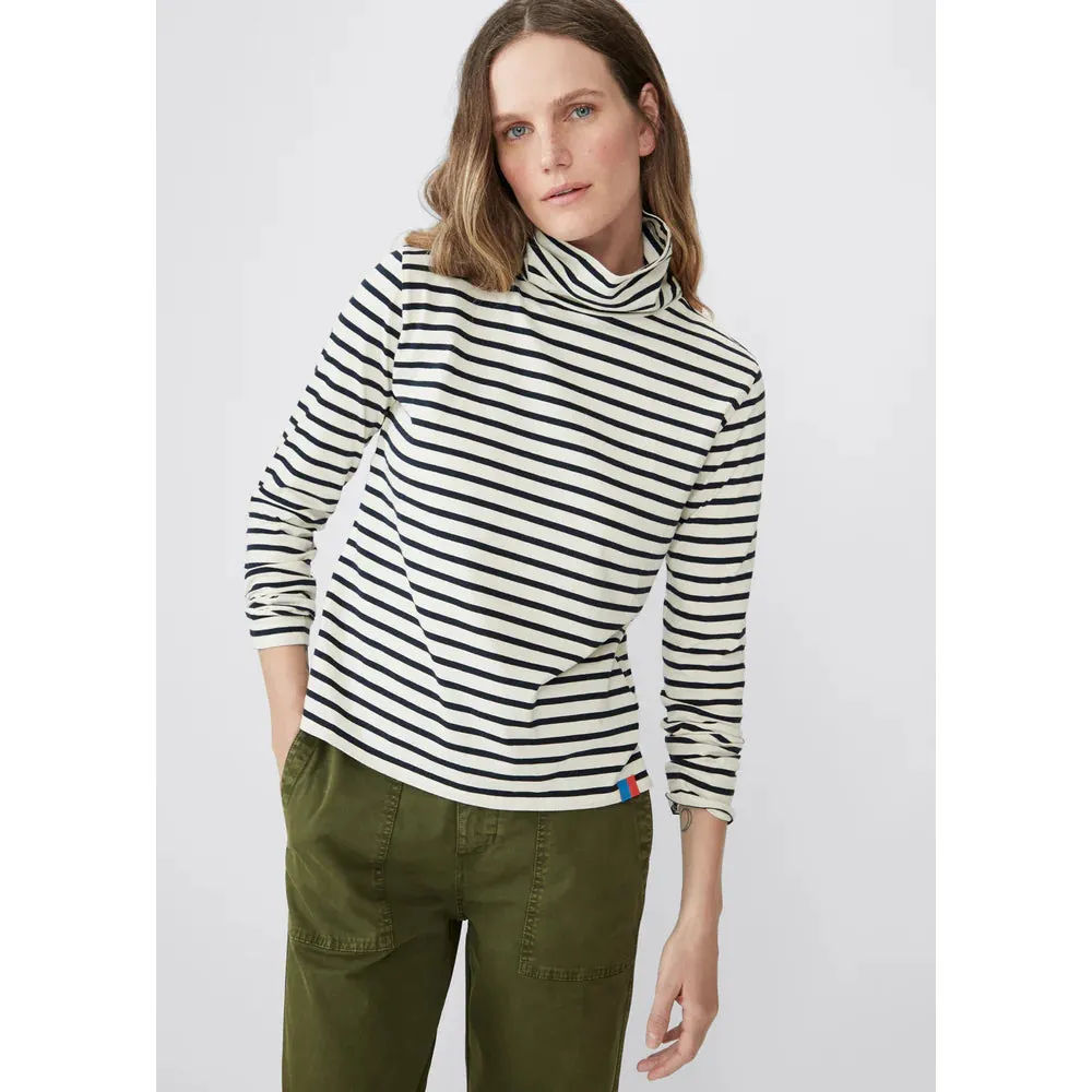 The Turtleneck - Cream/Navy