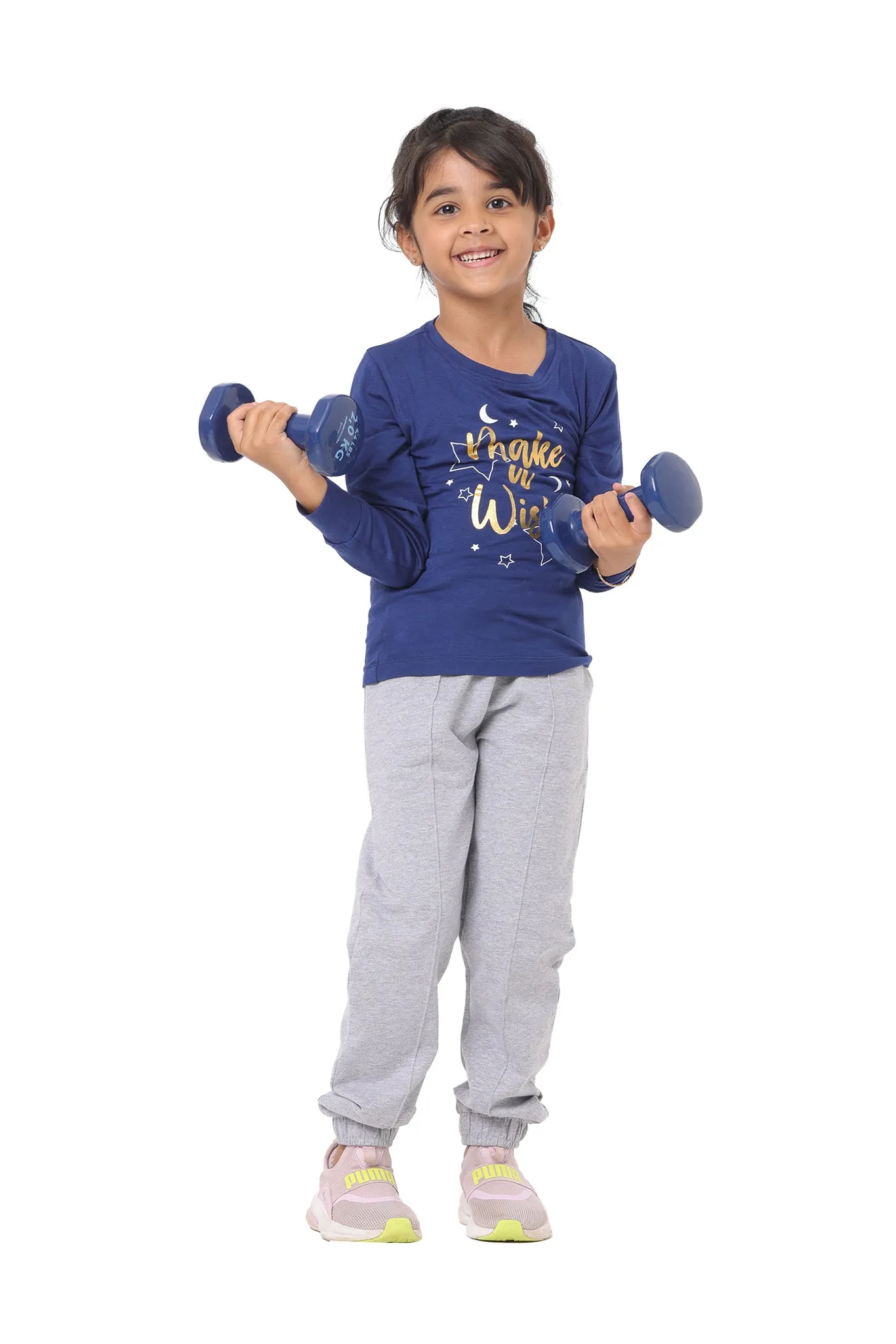 Toddler Girls Joggers Crafted From 100% Pure Cotton Fabric
