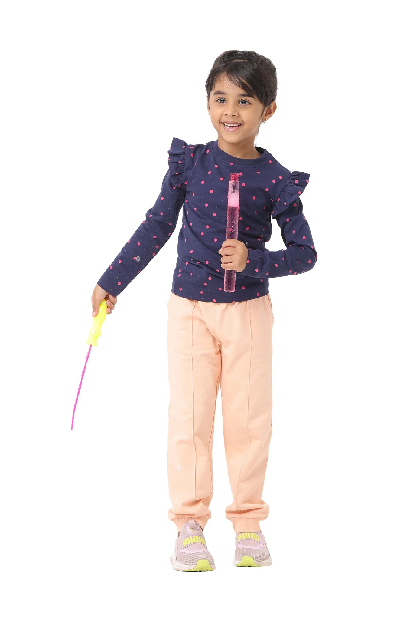 Toddler Girls Joggers Crafted From 100% Pure Cotton Fabric