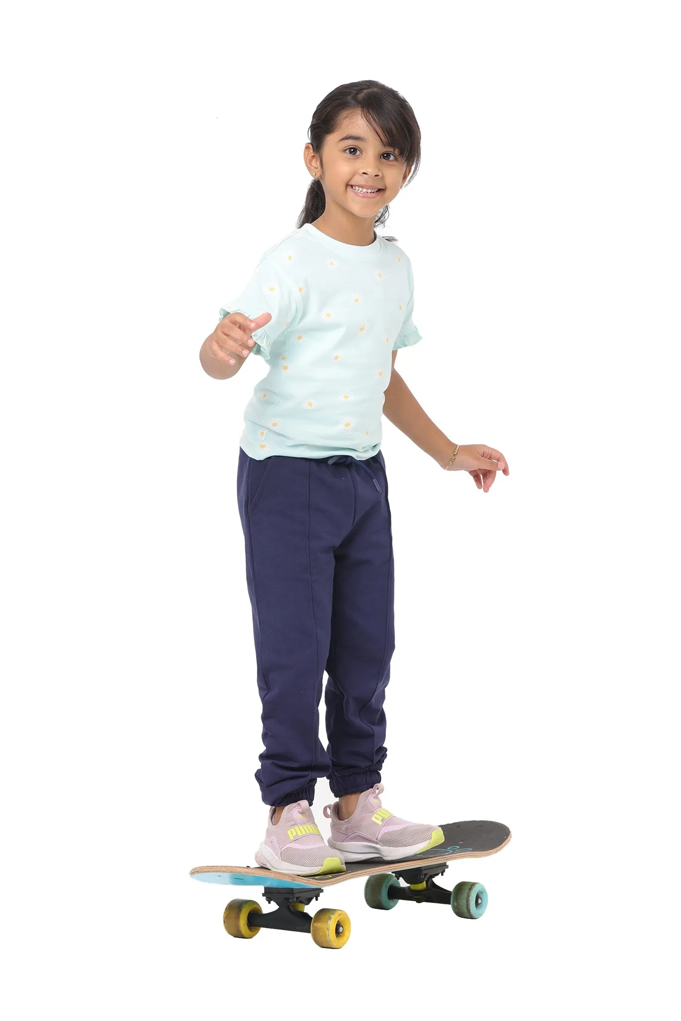 Toddler Girls Joggers Crafted From 100% Pure Cotton Fabric