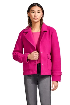 Tribal Snap Front Peacoat-50% OFF