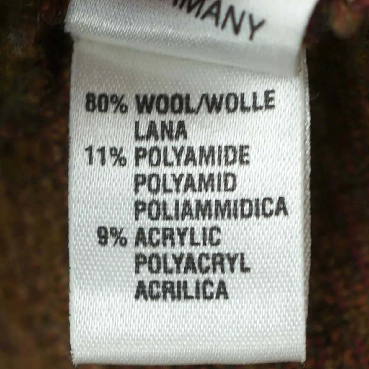 Tristano Onofri Dress Wool Knit Size 8 Medium Italian German Design