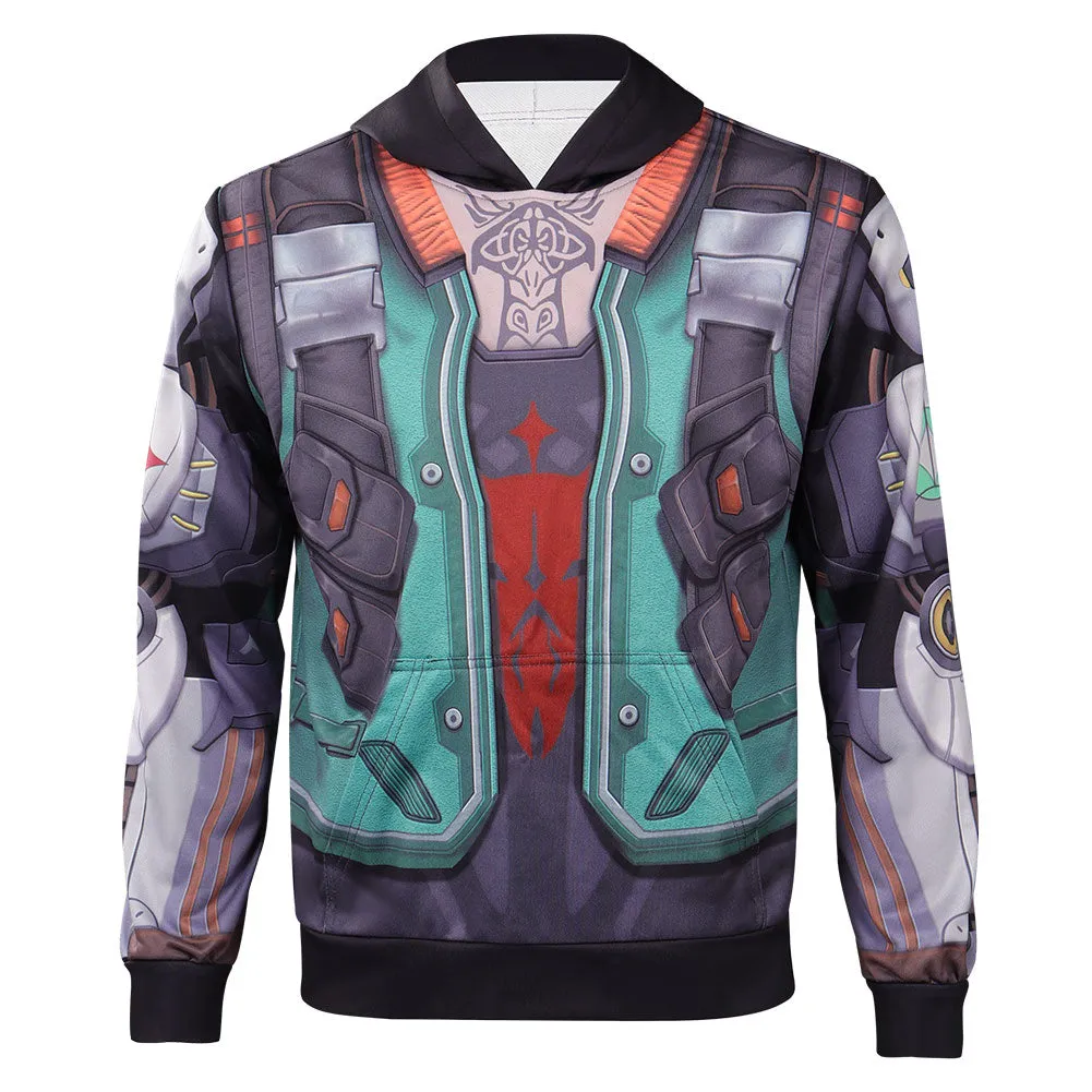 Valorant Breach Cosplay Costume Hoodie Coat Halloween Carnival Suit