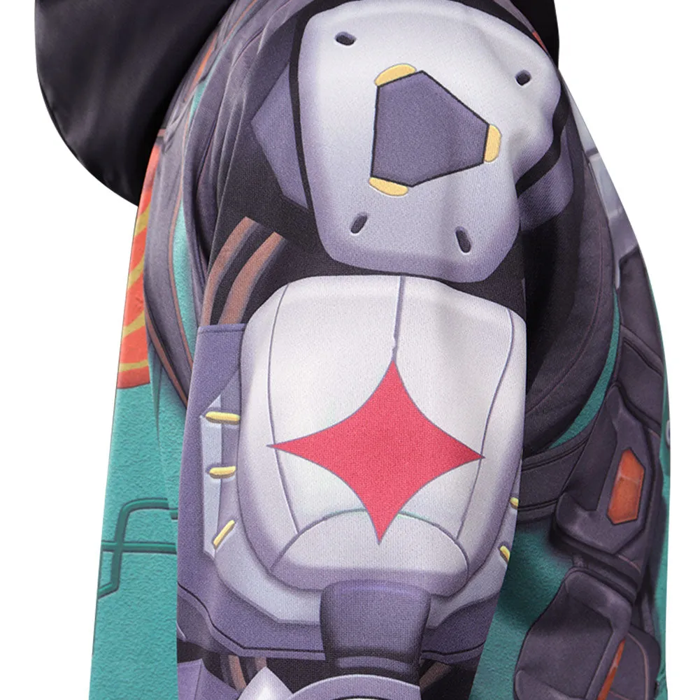 Valorant Breach Cosplay Costume Hoodie Coat Halloween Carnival Suit