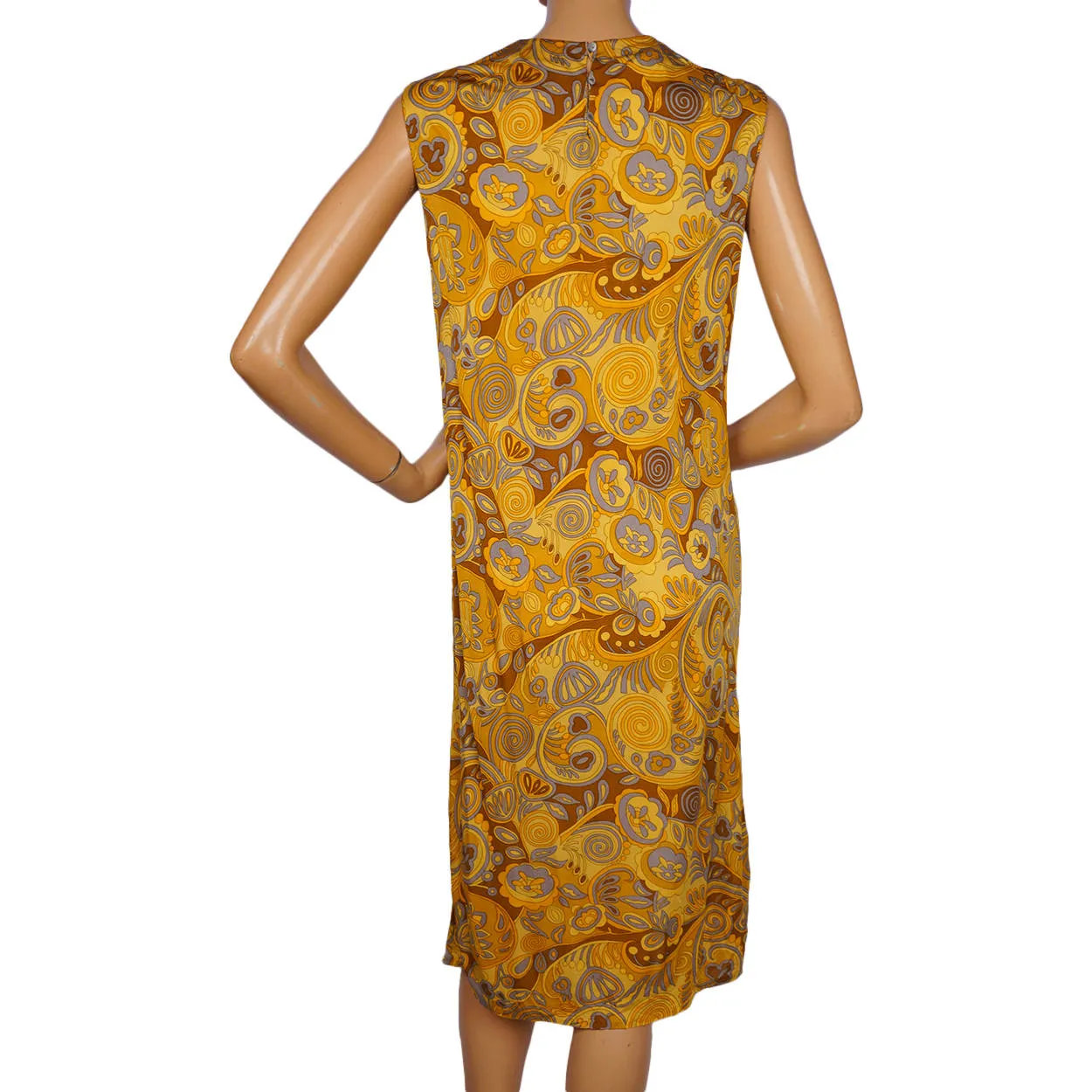 Vintage 1960s Silk Knit Dress by Luisa Spagnoli Perugia Italy Size M L