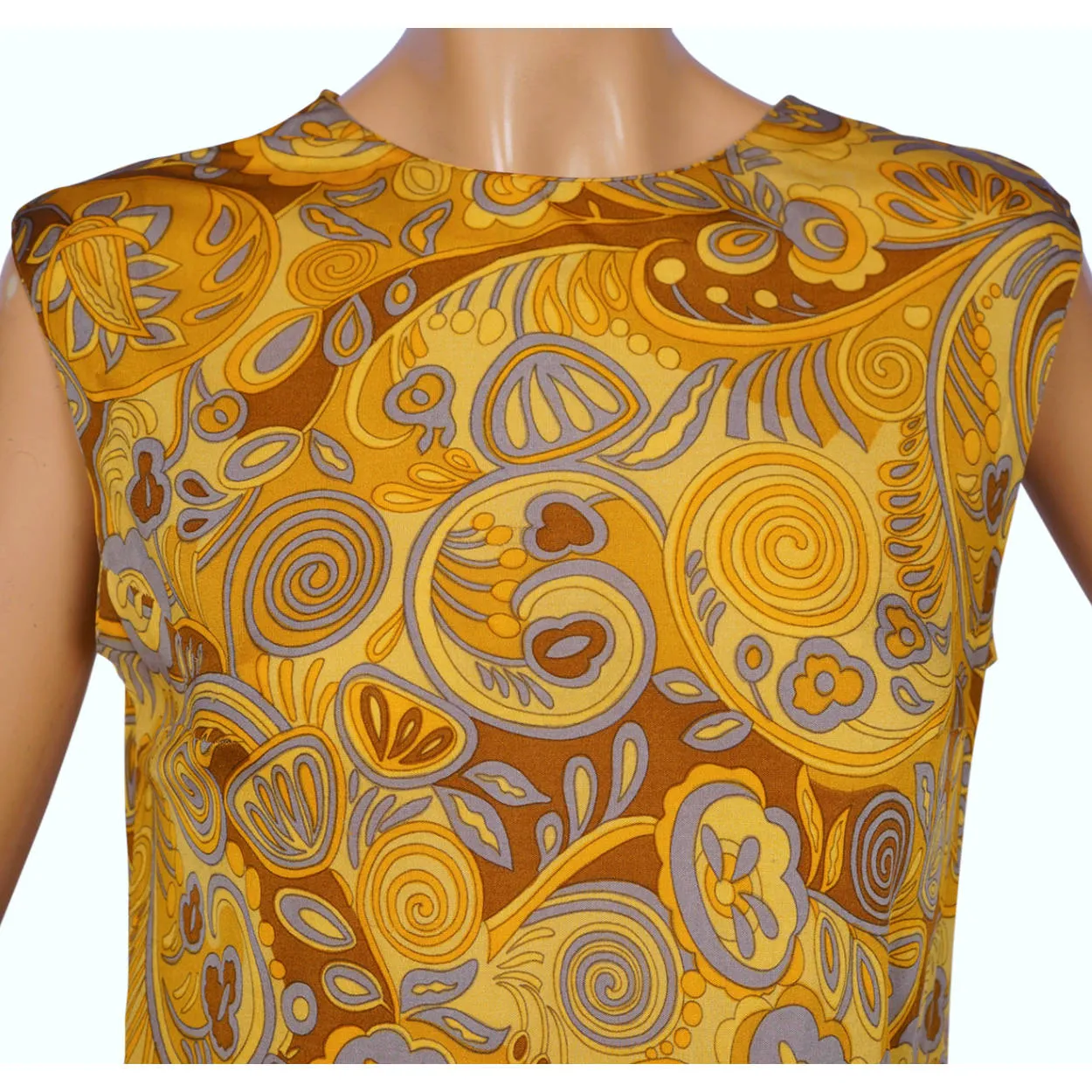 Vintage 1960s Silk Knit Dress by Luisa Spagnoli Perugia Italy Size M L