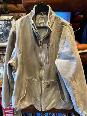 Vintage Carhartt Sherpa Lined Duckcloth Jacket, XL