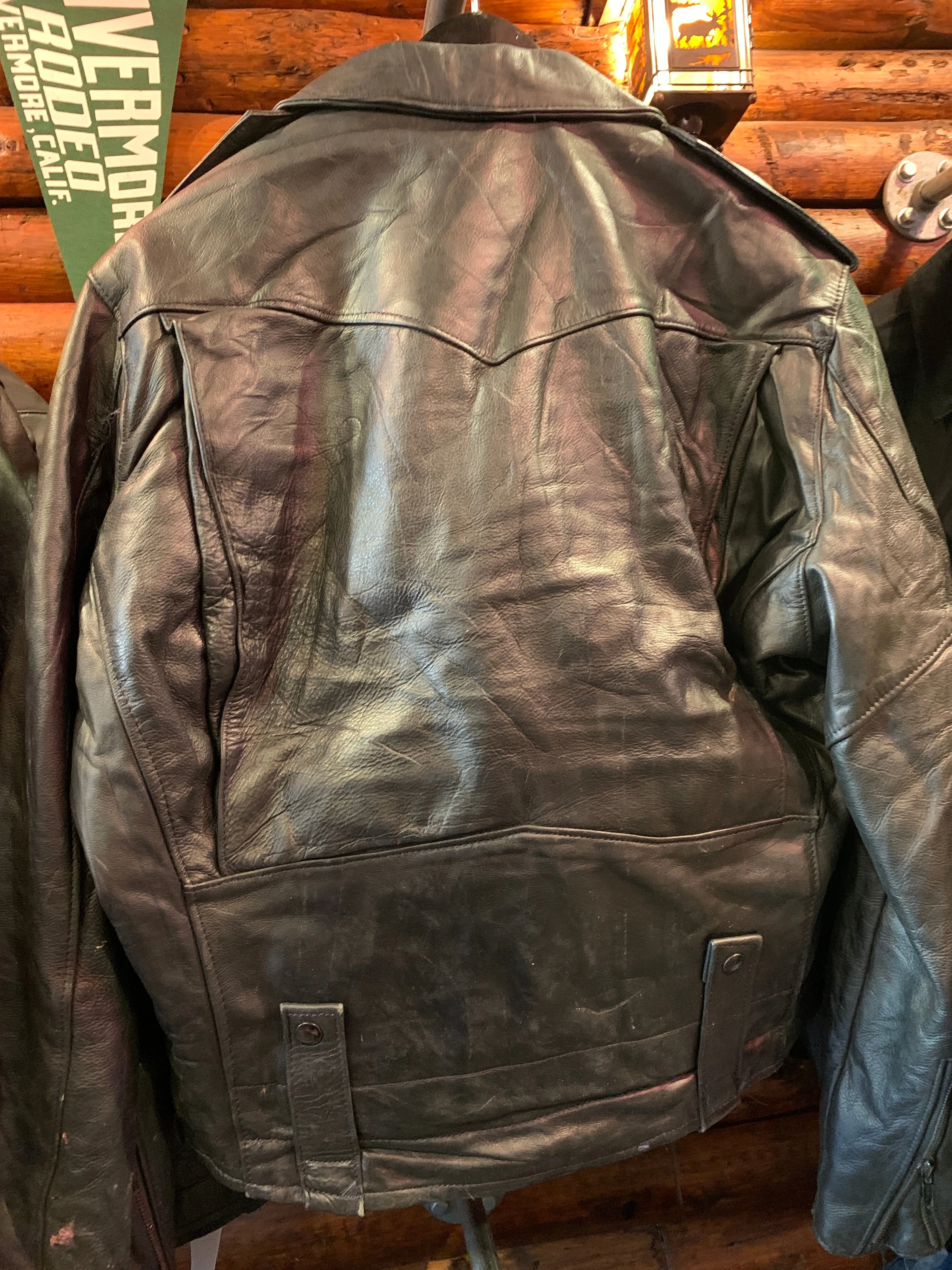 Vintage USA Made Biker Jacket 12, Size 40/S