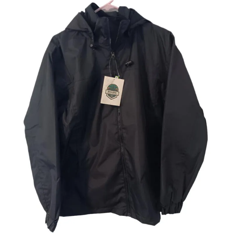 Willapa Marine Brand Men's Rain Jackets - Black or Gray