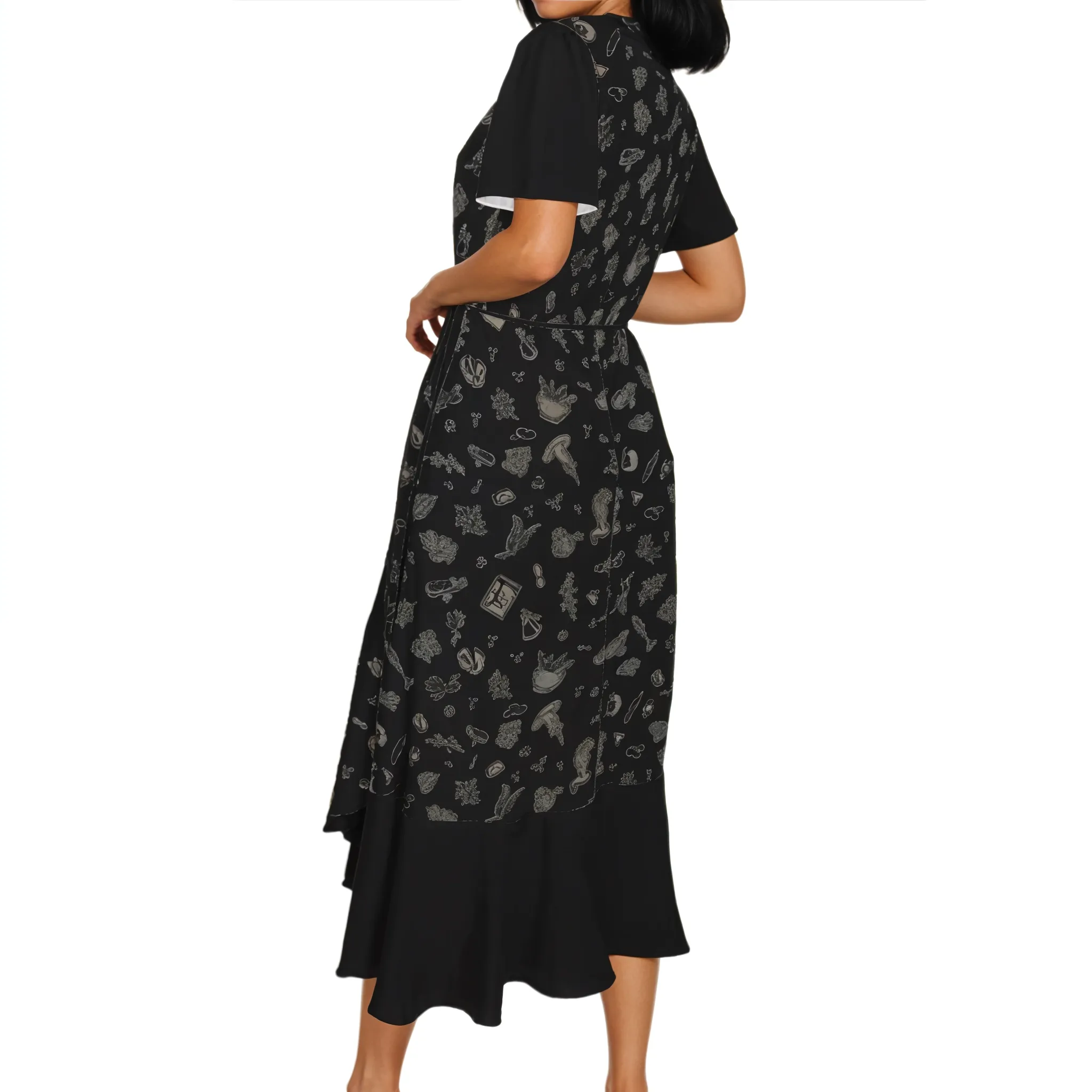 Witchy Spells & Potions Wrap Dress