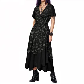 Witchy Spells & Potions Wrap Dress