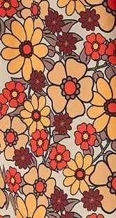 Women’s Midi Wrap Dress in Vibrant Orange and Red Floral Print with Short Sleeves - Chic Tie Waist by Liquorish