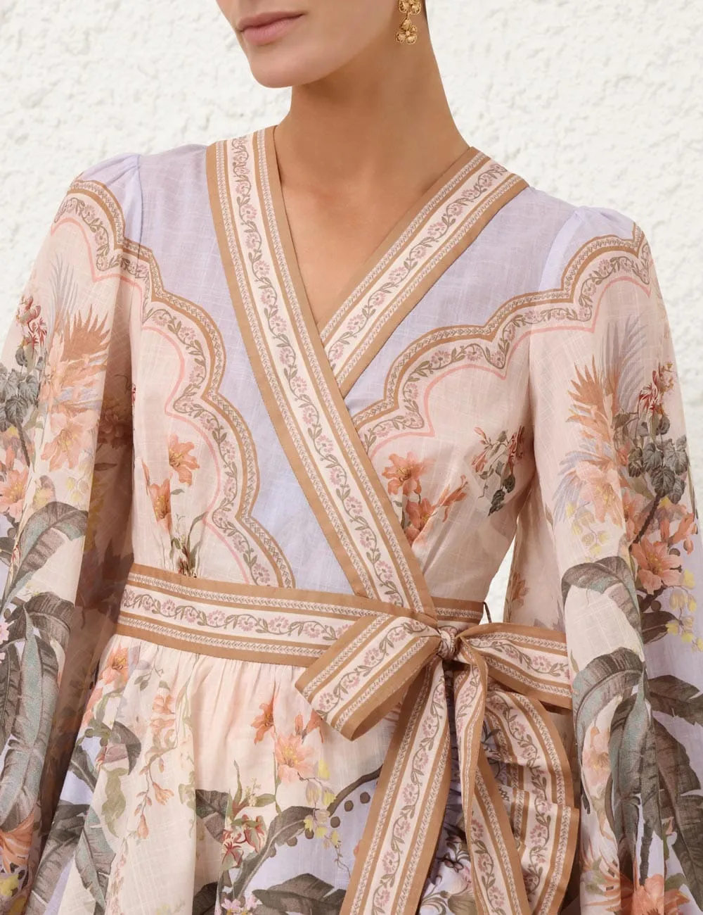 Wylie Mini Wrap Frill Dress