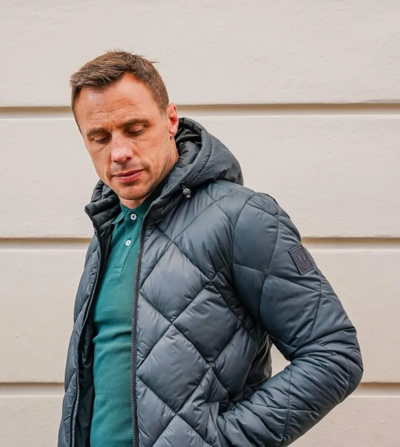 XV Kings Forester Hooded Casual Jacket - Peacock